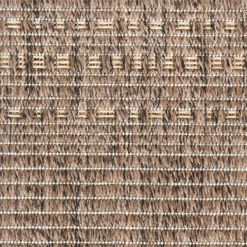 Nourison Home Tulum 3' x 5' Fabric Brown Area Rug