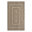 Nourison Home Tulum 3' x 5' Fabric Brown Area Rug