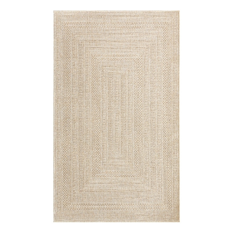 Nourison Home Tulum 3' x 5' Fabric Cream Area Rug