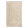 Nourison Home Tulum 3' x 5' Fabric Cream Area Rug