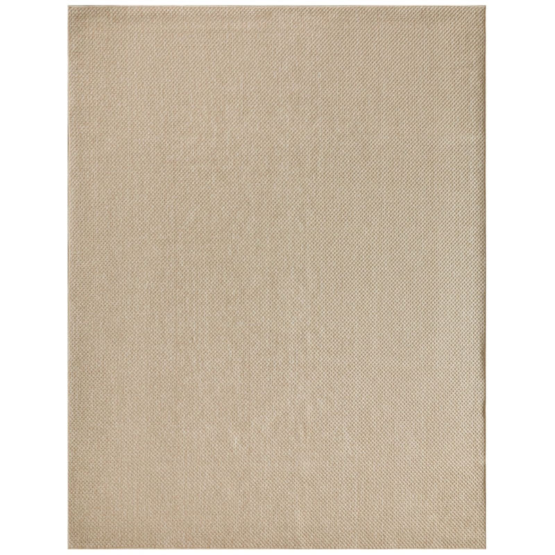 Nourison Home Tulum 8' x 10' Fabric Taupe Area Rug