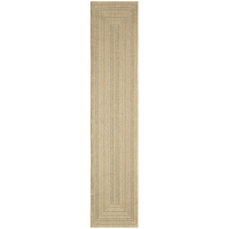 Nourison Home Tulum 3' x 5' Fabric Taupe Grey Area Rug