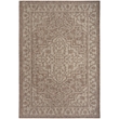 Nourison Home Tulum 4' x 6' Fabric Brown Area Rug