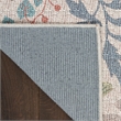 Nourison Home Nourison Washables 2' x 3' Polyester Cream Multicolor Area Rug
