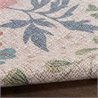 Nourison Home Nourison Washables 2' x 3' Polyester Cream Multicolor Area Rug