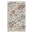Nourison Home Nourison Washables 2' x 3' Polyester Cream Multicolor Area Rug