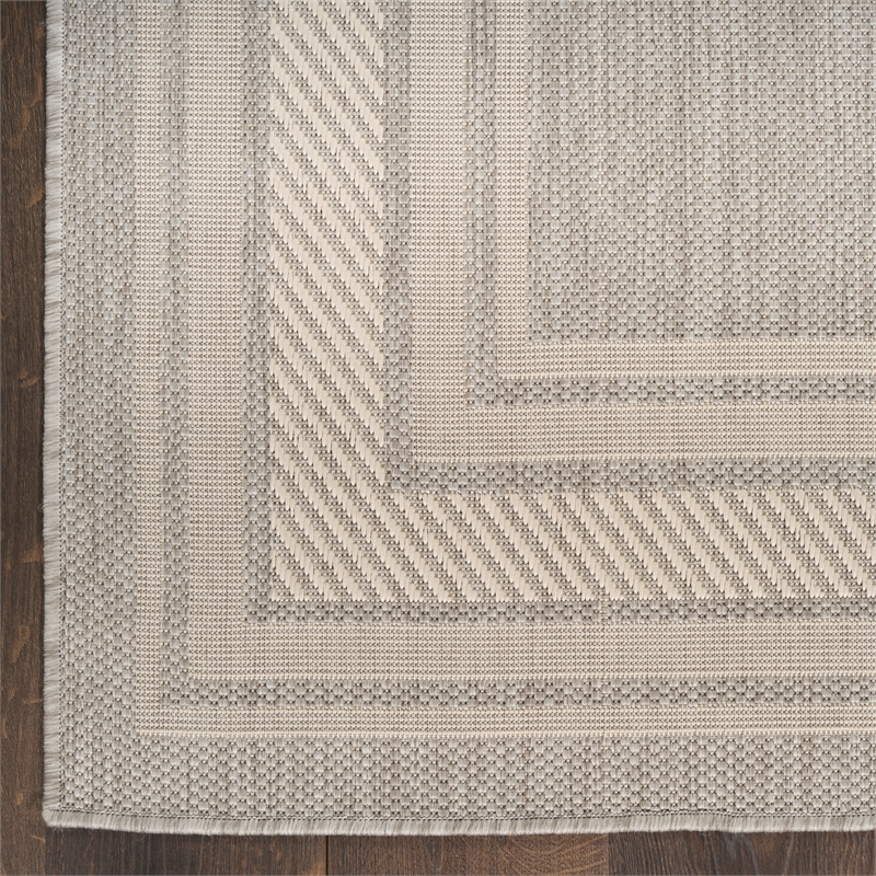 Nourison Home Horizon 9' x 12' Fabric Grey Area Rug