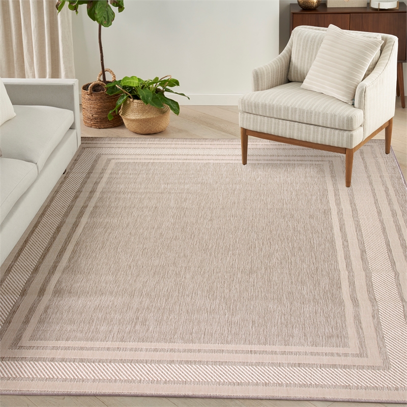 Nourison Home Horizon 9' x 12' Fabric Grey Area Rug