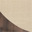 Nourison Home Tulum 8' x Round Fabric Cream Area Rug