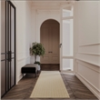 Nourison Home Tulum 8' Runner Fabric Taupe Area Rug