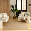 Nourison Home Tulum 4' x 6' Fabric Taupe Area Rug