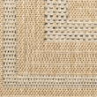 Nourison Home Tulum 4' x 6' Fabric Taupe Grey Area Rug