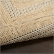 Nourison Home Tulum 4' x 6' Fabric Taupe Grey Area Rug