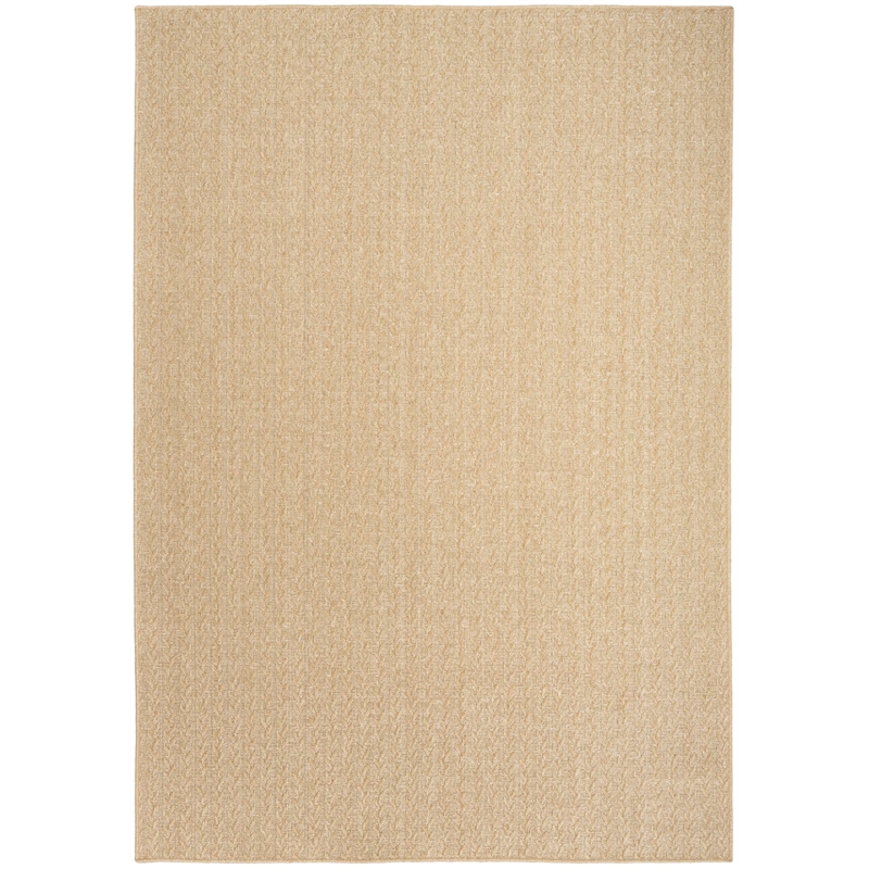 Nourison Home Tulum 5' x 7' Fabric Taupe Area Rug