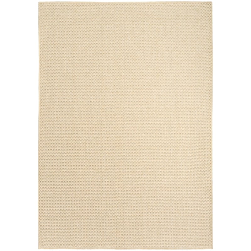 Nourison Home Tulum 5' x 7' Fabric Cream Area Rug