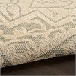 Nourison Home Tulum 5' x 7' Fabric Taupe Olive Area Rug