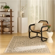 Nourison Home Tulum 5' x 7' Fabric Taupe Olive Area Rug