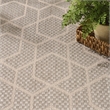 Nourison Home Horizon 10' x 14' Fabric Gray Area Rug