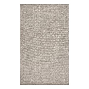 Nourison Home Horizon 3' x 5' Fabric Grey Area Rug