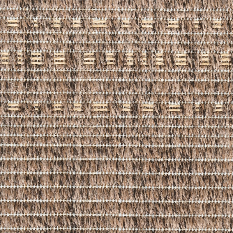 Nourison Home Tulum 6' x 9' Fabric Brown Area Rug