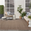 Nourison Home Tulum 9' x 12' Fabric Brown Area Rug