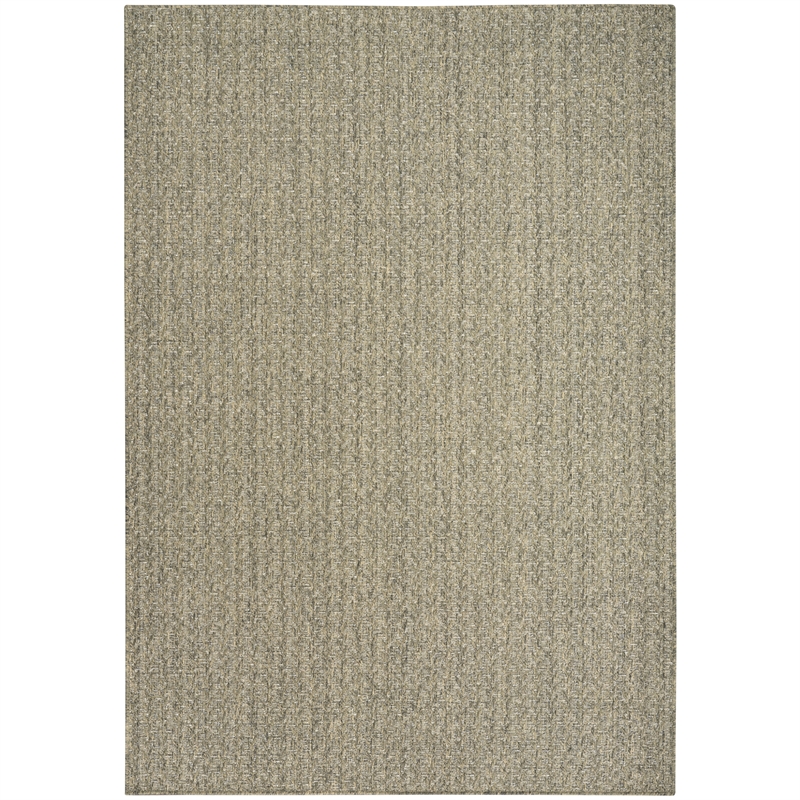 Nourison Home Tulum 6' x 9' Fabric Olive Area Rug