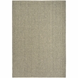 Nourison Home Tulum 6' x 9' Fabric Olive Area Rug