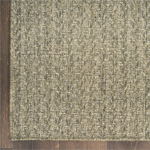 Nourison Home Tulum 9' x 12' Fabric Olive Area Rug