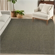 Nourison Home Tulum 9' x 12' Fabric Olive Area Rug
