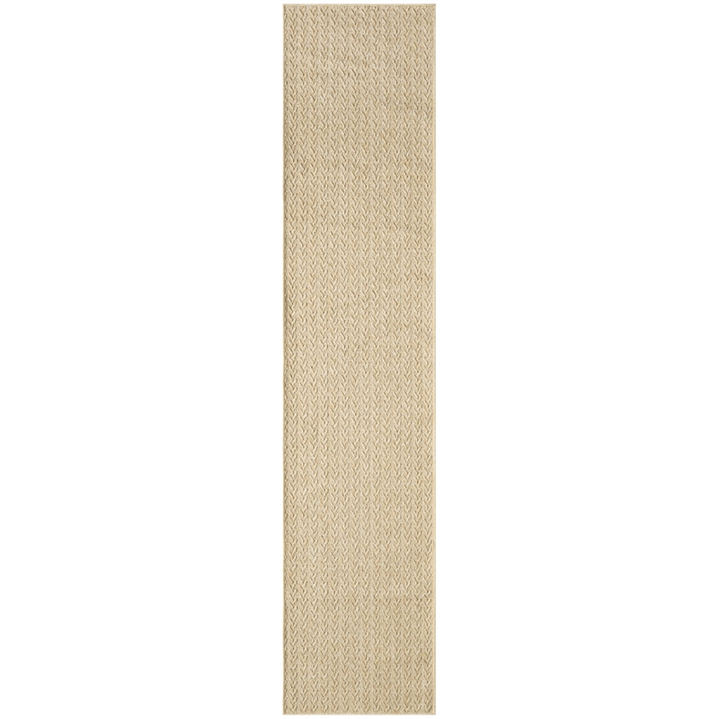 Nourison Home Tulum 9' x 12' Fabric Taupe Area Rug