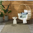 Nourison Home Tulum 6' x 9' Fabric Olive Area Rug