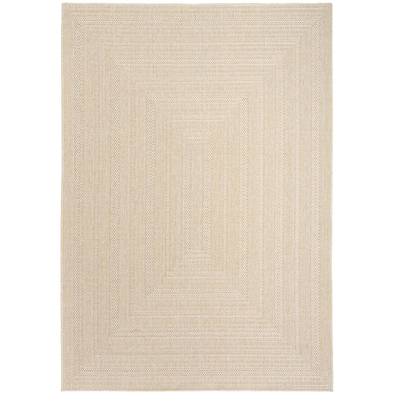 Nourison Home Tulum 6' x 9' Fabric Cream Area Rug