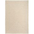 Nourison Home Tulum 6' x 9' Fabric Cream Area Rug