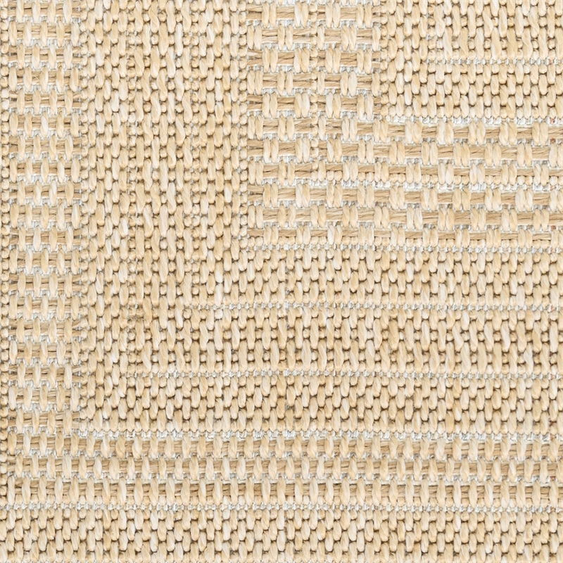 Nourison Home Tulum 9' x 12' Fabric Cream Area Rug