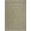 Nourison Home Tulum 6' x 9' Fabric Olive Area Rug