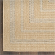 Nourison Home Tulum 6' x 9' Fabric Taupe Grey Area Rug