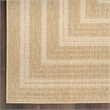 Nourison Home Tulum 6' x 9' Fabric Taupe Ivory Area Rug