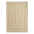 Nourison Home Tulum 6' x 9' Fabric Taupe Ivory Area Rug