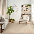 Nourison Home Tulum 8' x 10' Fabric Cream Area Rug