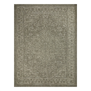 Nourison Home Tulum 9' x 12' Fabric Olive Area Rug