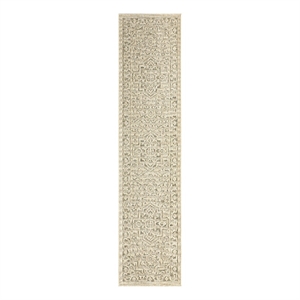 Nourison Home Tulum 8' Runner Fabric Taupe Olive Area Rug