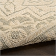 Nourison Home Tulum 6' x 9' Fabric Taupe Olive Area Rug