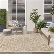 Nourison Home Tulum 9' x 12' Fabric Taupe Olive Area Rug