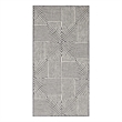 Nourison Home Textured Home 2' x 4' Polyester Charcoal Ivory Area Rug