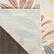 Nourison Home Aloha 3' x 4' Fabric Ivory Blue Area Rug