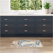 Nourison Home Aloha 3' x 4' Fabric Ivory Blue Area Rug