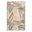 Nourison Home Aloha 3' x 4' Fabric Ivory Rose Area Rug