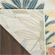 Nourison Home Aloha 4' x 6' Fabric Ivory Rose Area Rug