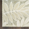 Nourison Home Aloha 5' x 8' Fabric Ivory Sage Area Rug