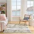 Nourison Home Aloha 5' x 8' Fabric Ivory Sage Area Rug